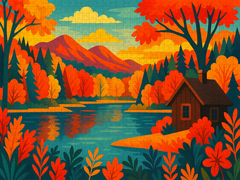 Indian Summer am See: Herbstzauber in Nordamerika