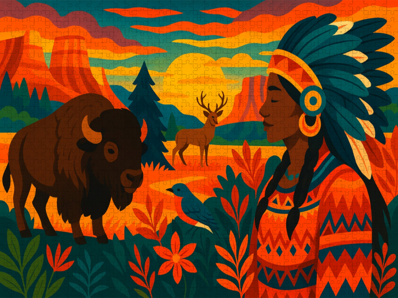 Farben des Westens: Spirit of America