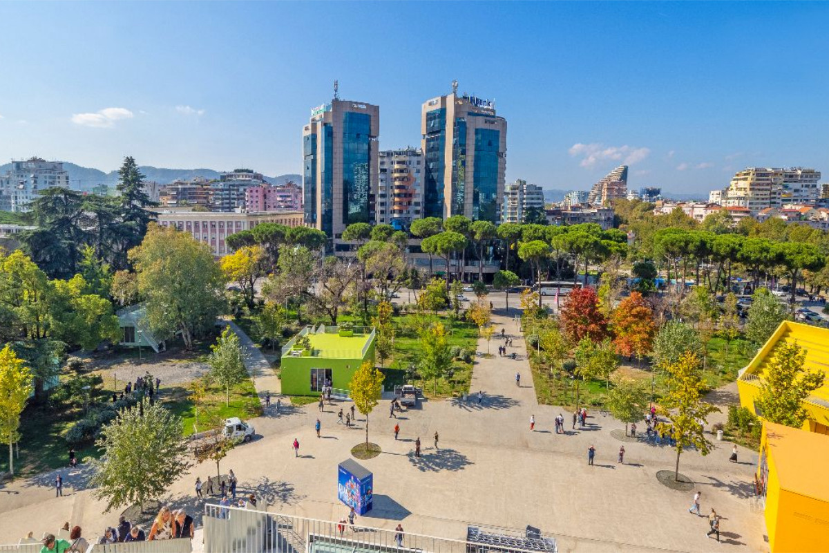 Schöner Ausblick von der Pyramide