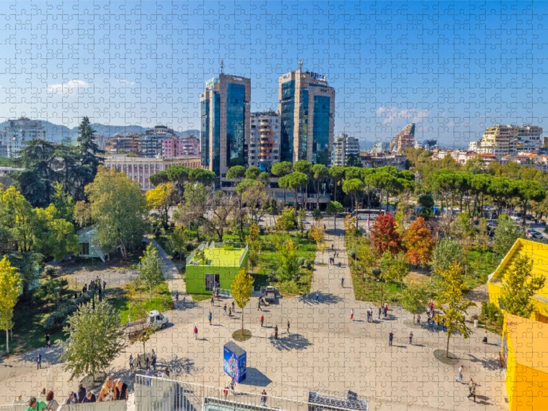 Schöner Ausblick von der Pyramide