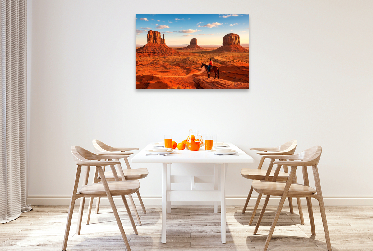 Monument Valley – Im Land der roten Riesen. Ein Cowboyblick über die Weiten des Wilden Westens