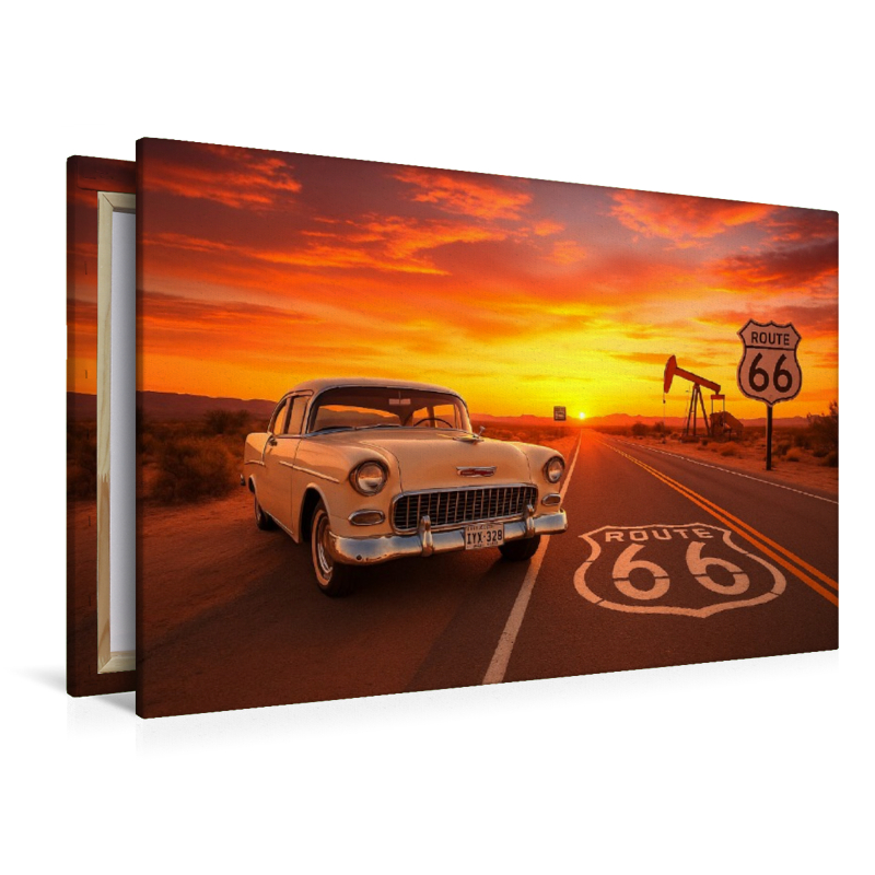 Route 66 im Abendlicht: Der Traum von Freiheit