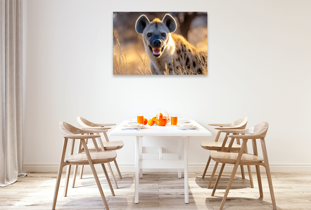 Angsteinflössendes Zähnefletschen