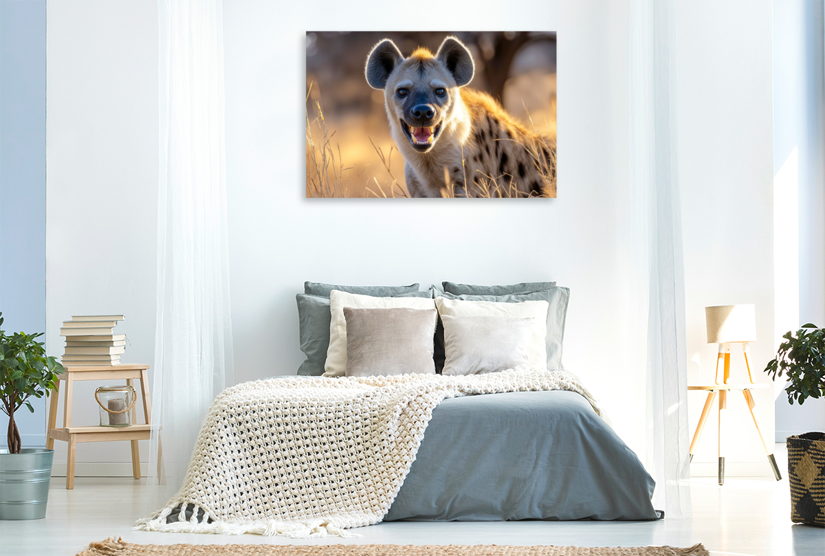 Angsteinflössendes Zähnefletschen