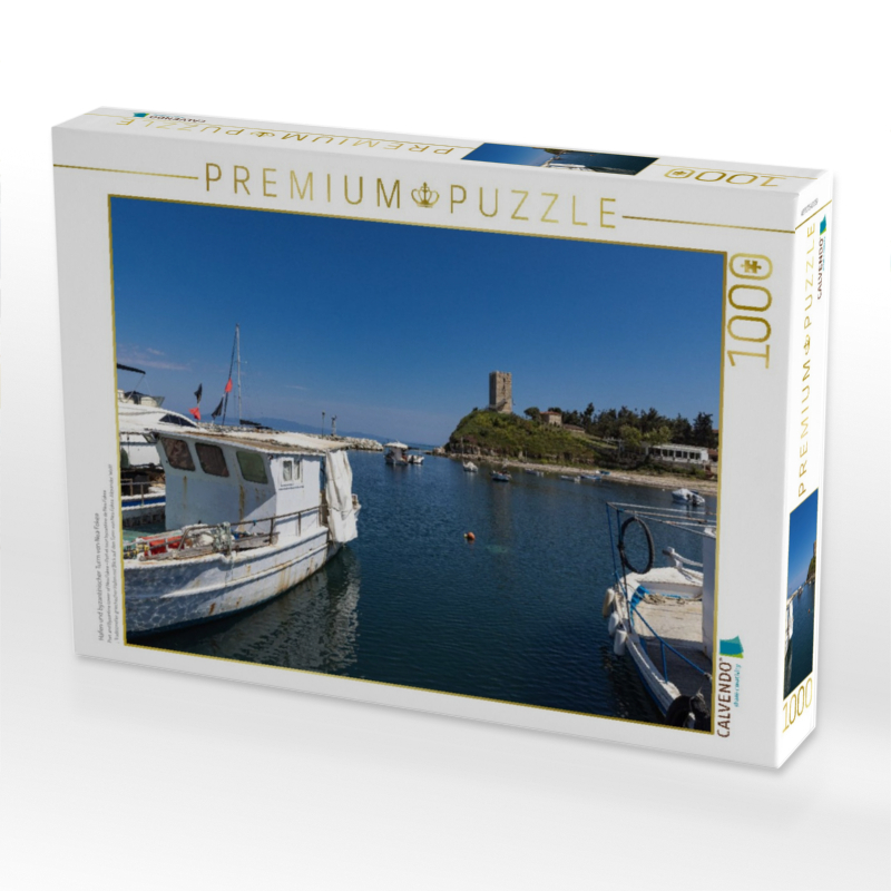 Hafen und byzantinischer Turm von Nea Fokea