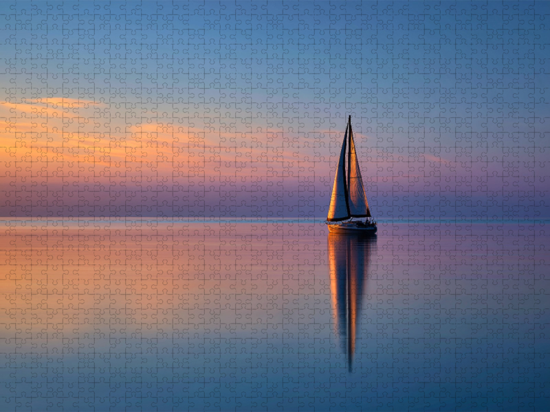 Der Horizont erwacht langsam, still, wie der Frühling selbst