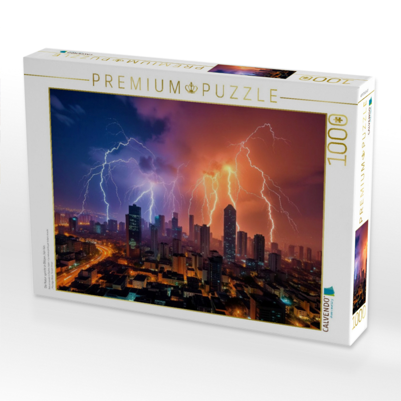 Die Natur spricht in Blitzen, hör hin.