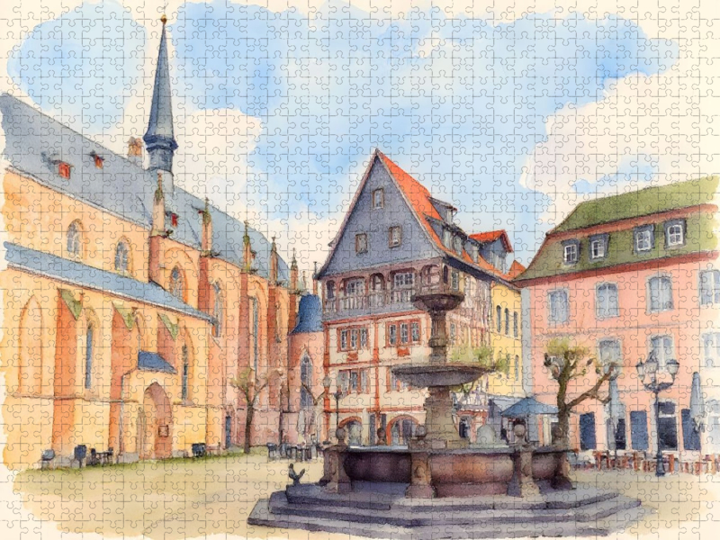 Marktplatz in Neustadt an der Weinstraße