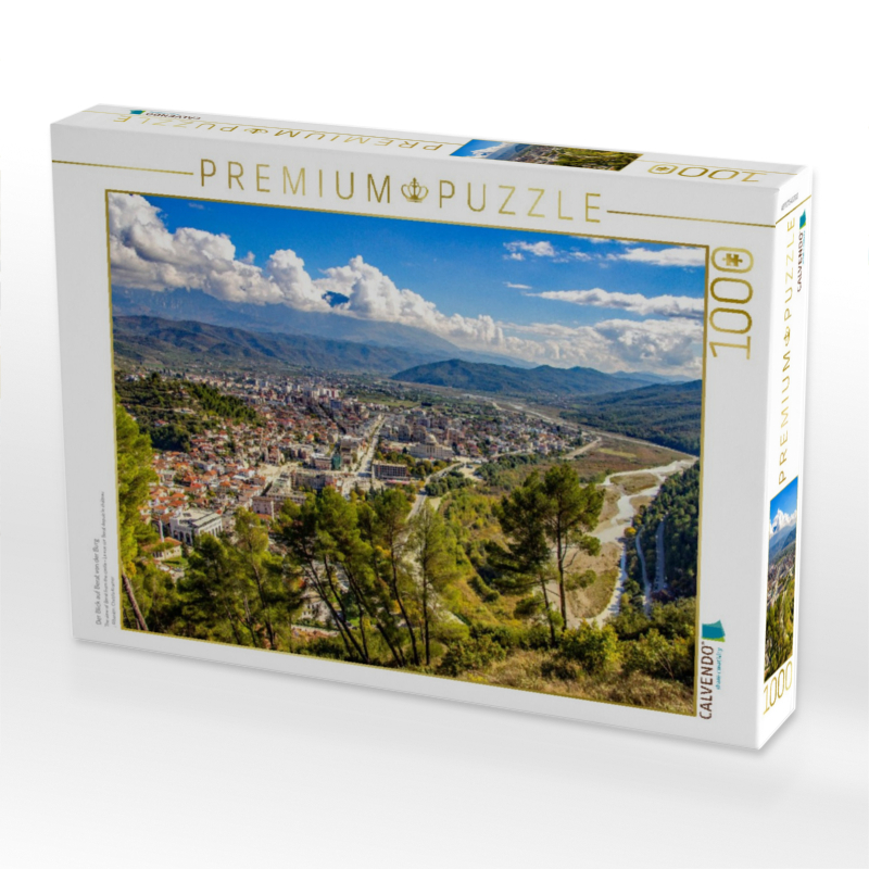 Der Blick auf Berat von der Burg