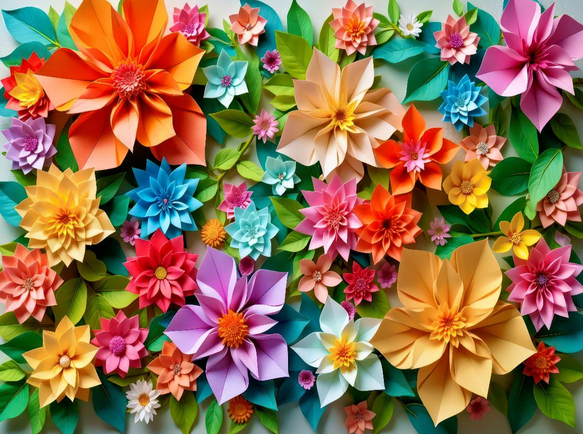 Kunst aus Papier. Respekt für die Natur.