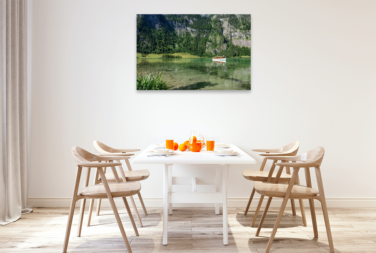 Salet: Boot in der Spiegelung