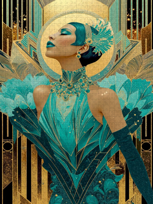 Sie symbolisiert die Ära des Art Deco