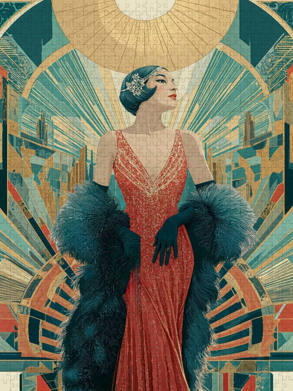 Ein typisches Merkmal des Art Deco - die geometrischen Formen