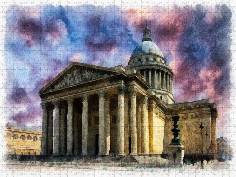 Pantheon (ursprüngl. Sainte-Geneviève), Paris, Frankreich 1764 bis 1790