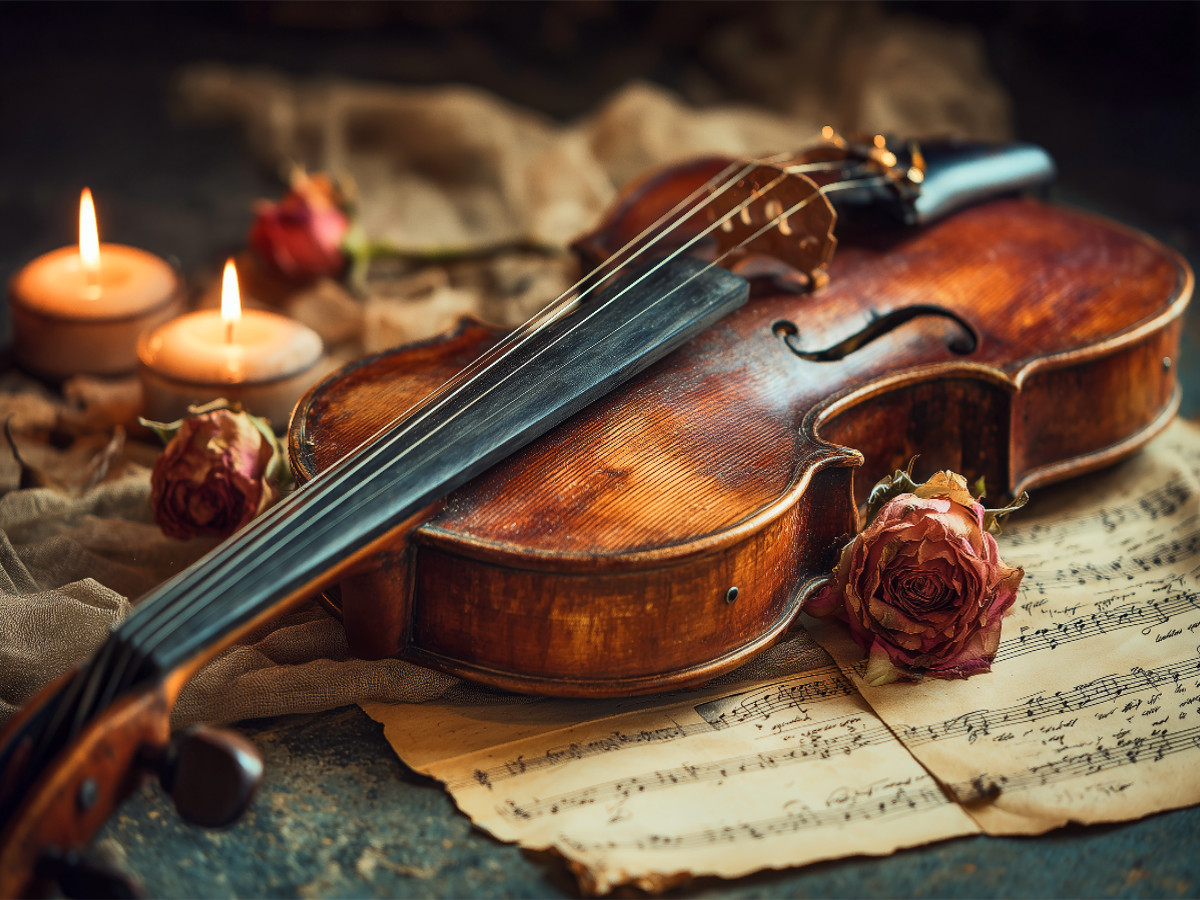 Ein Hauch vergangener Träume im Kerzenlicht