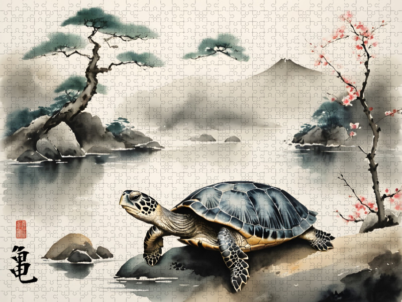 Schildkröte - Jahrhunderte in einem Schritt