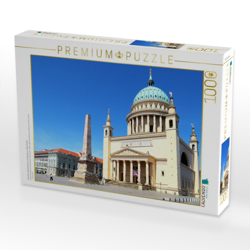 Potsdam, Nikolaikirche und Obelisk am Alten Markt