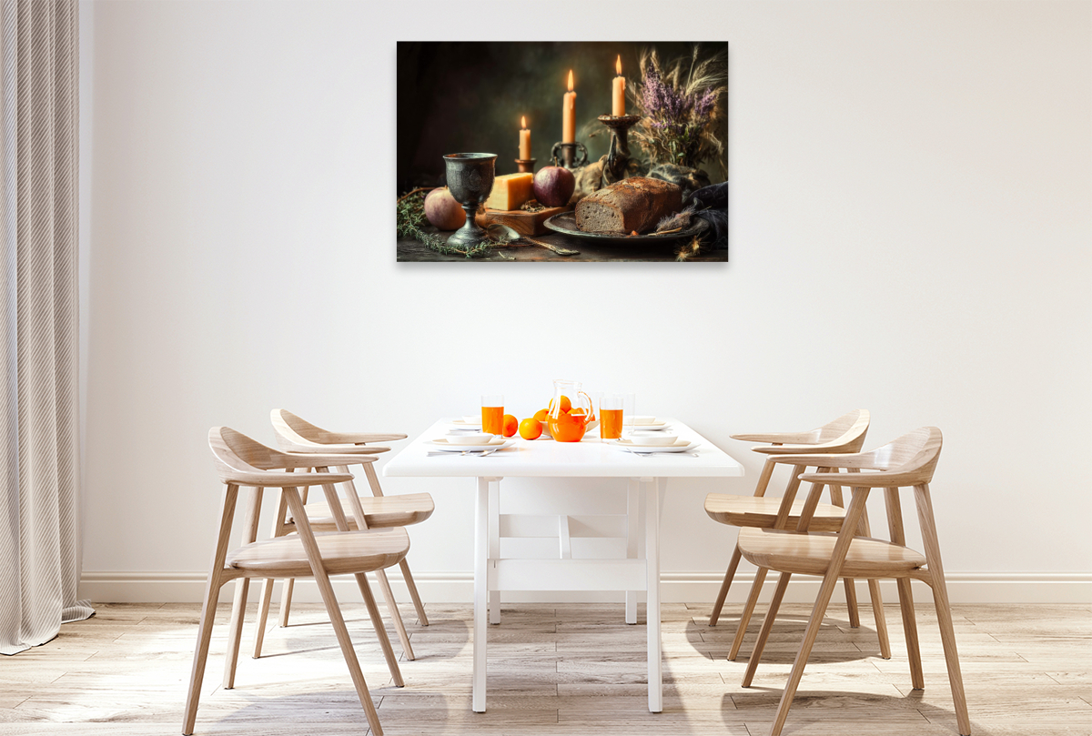 Ein Motiv aus dem Kalender Landleben auf dem Tisch