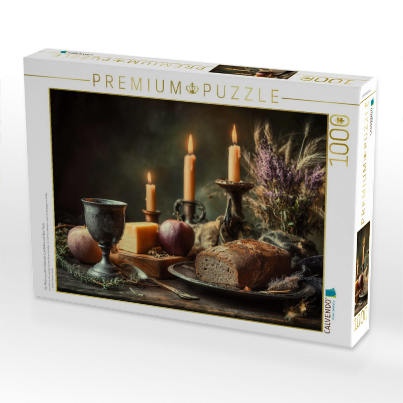 Ein Motiv aus dem Kalender Landleben auf dem Tisch