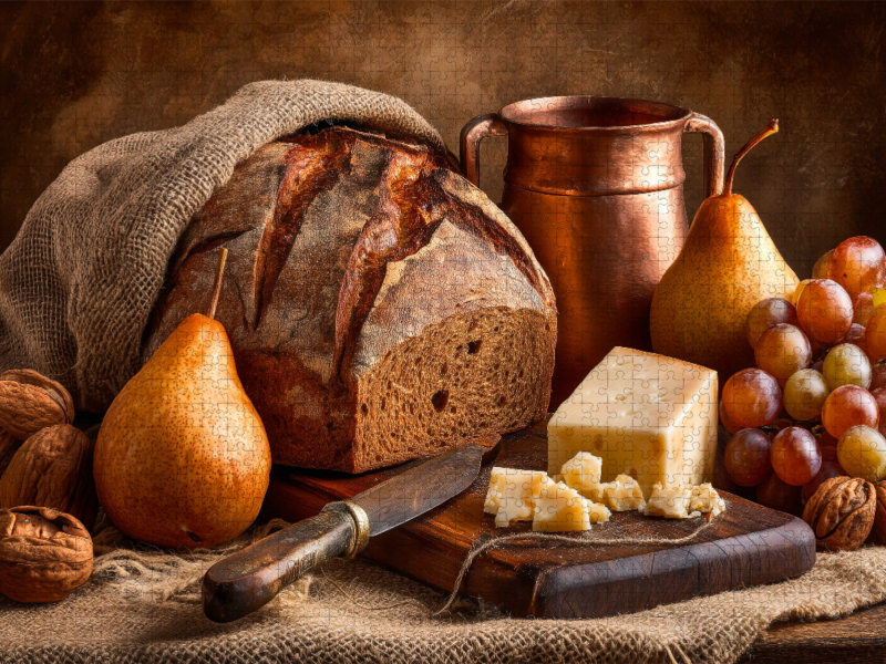 Ein Motiv aus dem Kalender Landleben auf dem Tisch