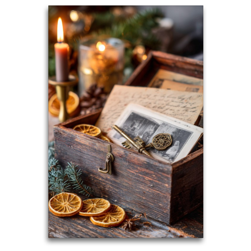 In jedem Funken Kerzenlicht liegt ein Wunder und im Duft alter Briefe ein Hauch von Weihnachten