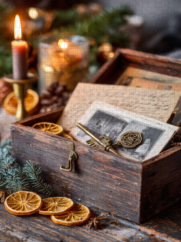 In jedem Funken Kerzenlicht liegt ein Wunder und im Duft alter Briefe ein Hauch von Weihnachten