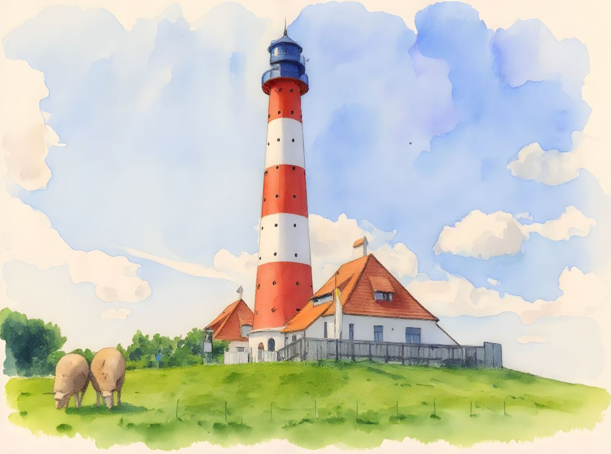 Leuchtturm Westheversand