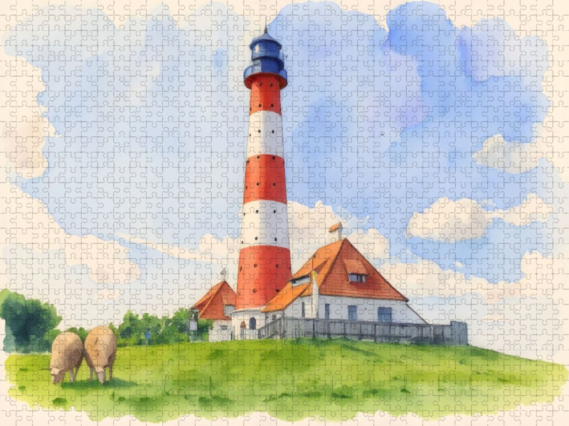 Leuchtturm Westheversand