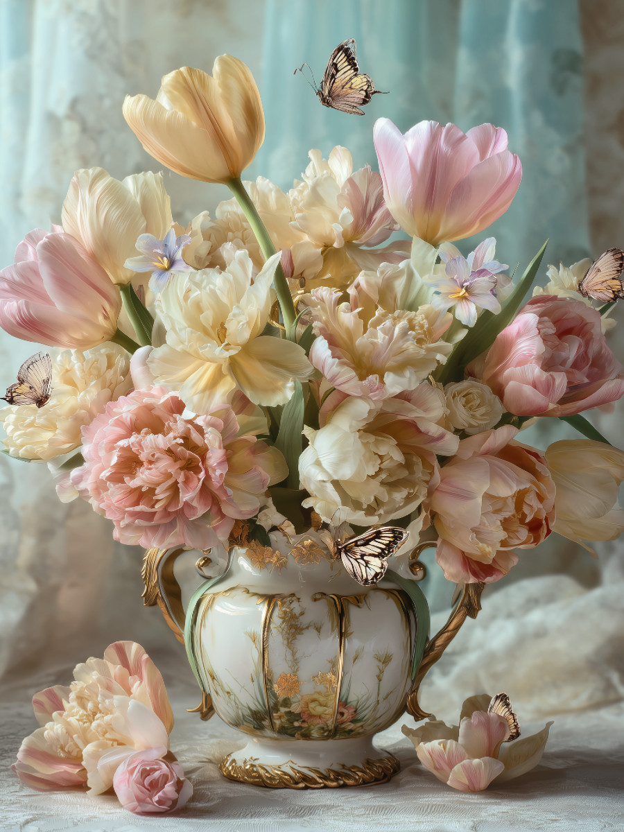 Renaissanceblüten, die flüstern wie vergessene Gedichte