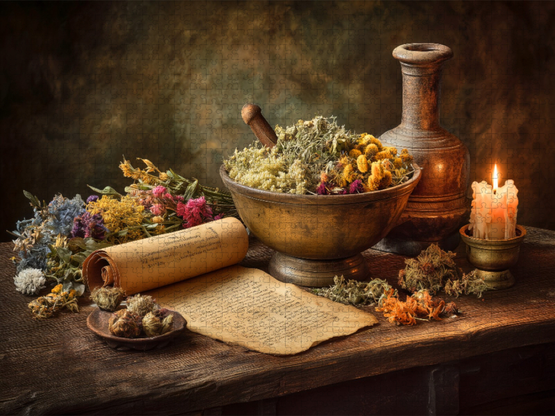 Zwischen vertrockneten Blüten und Schatten flüstert die Zeit von Vergänglichkeit