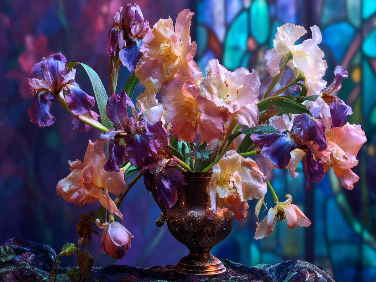 Wo Gold glitzert, tanzt das Leben in eleganten Formen