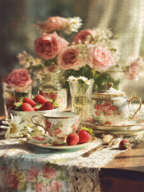 Früchtetee und Sommerlicht  die Welt lächelt durchs Fenster