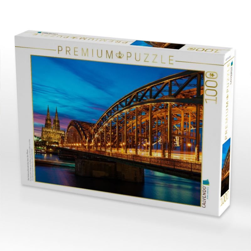 Die Hohenzollernbrücke über den Rhein