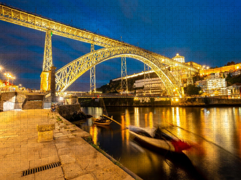 Brücke Ponte Dom Luís I in Porto, Portugal