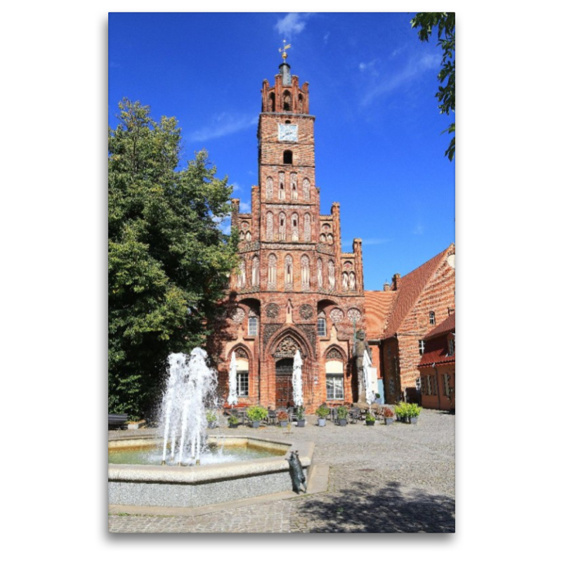Brandenburg an der Havel, das Altstädtische Rathaus mit Roland