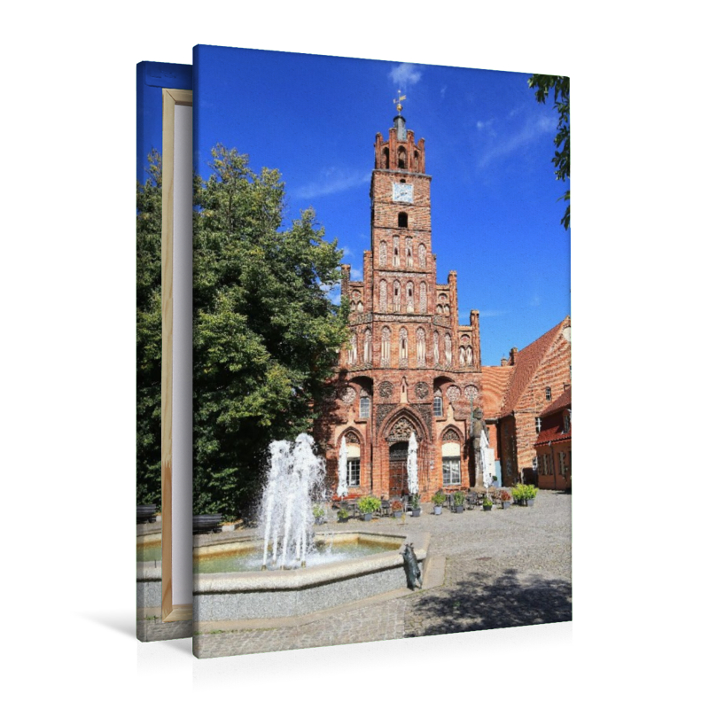 Brandenburg an der Havel, das Altstädtische Rathaus mit Roland