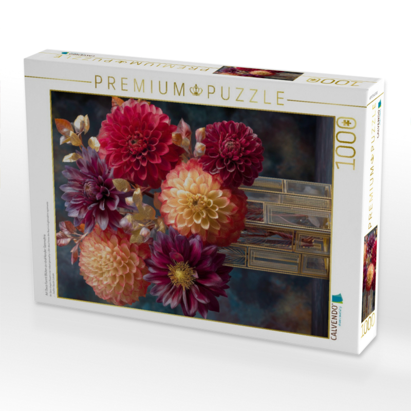 Art Deco formt Blüten zu strahlender Geometrie