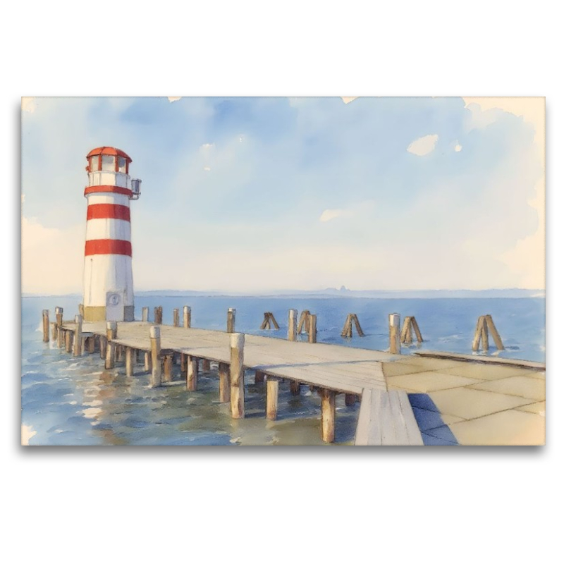 Blick über den Neusiedler See