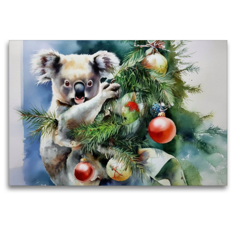 Koala im Weihnachtsbaum