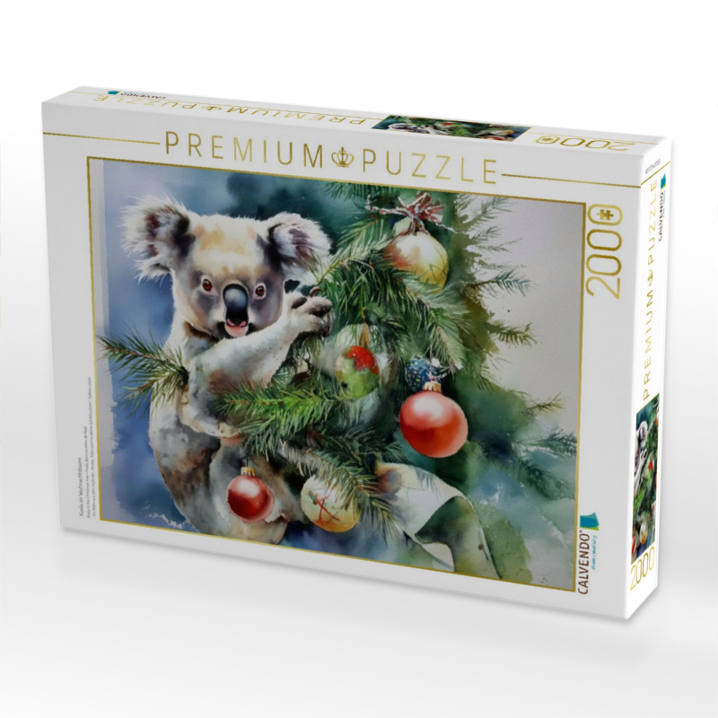 Koala im Weihnachtsbaum