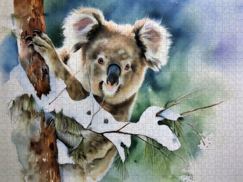 Koala im Winter