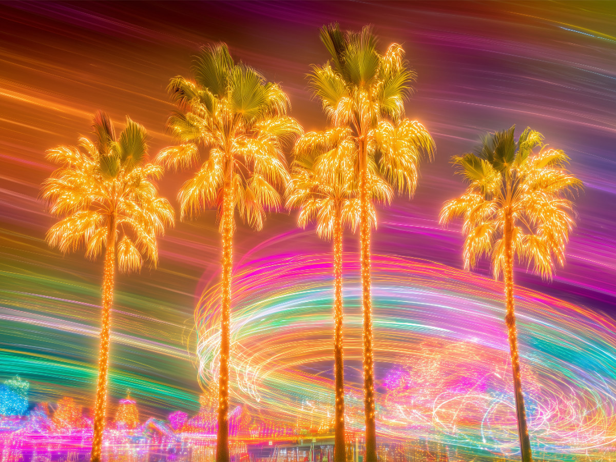 Ein Motiv aus dem Kalender Farbstürme der Nacht