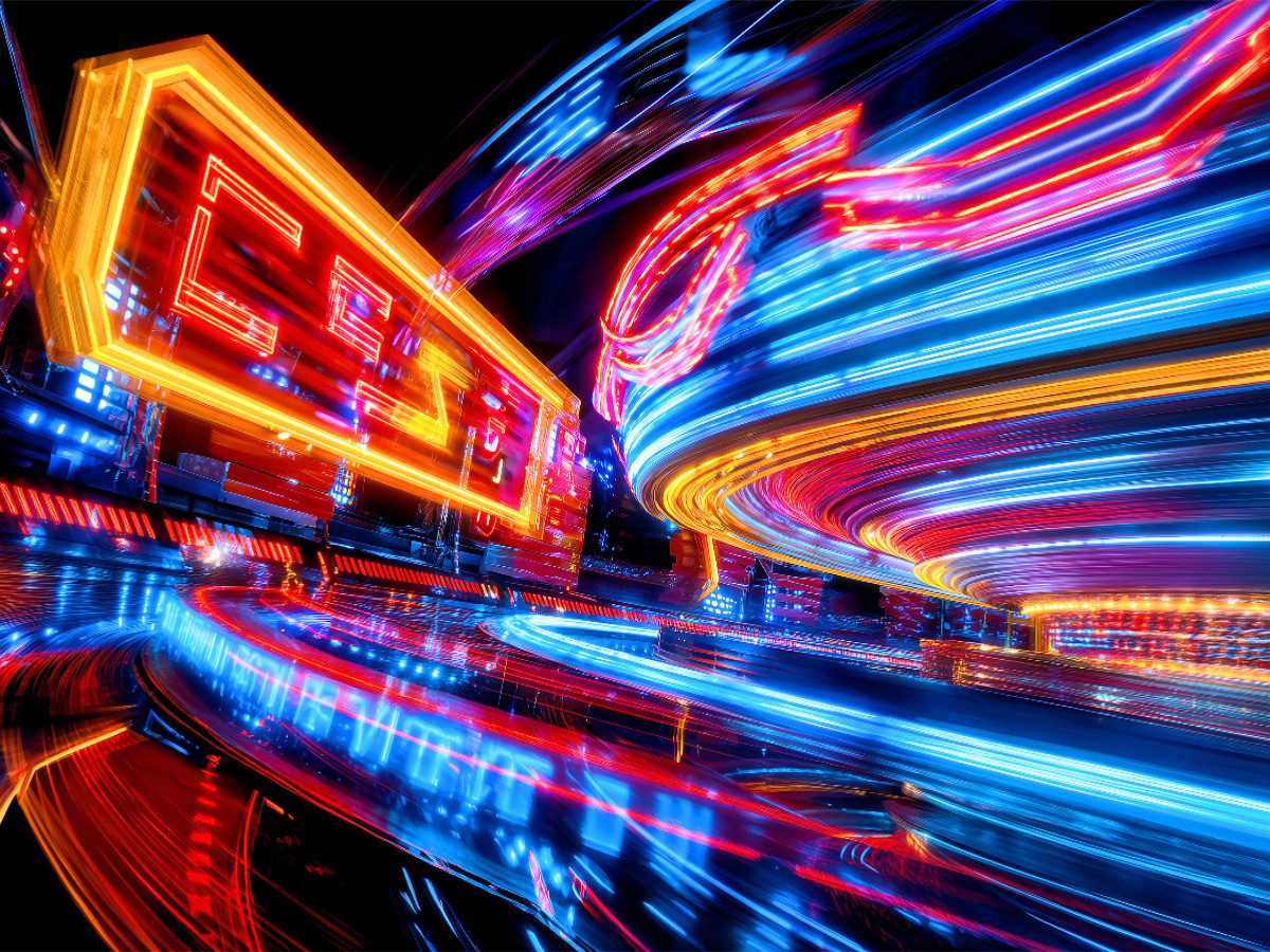 Ein Motiv aus dem Kalender Farbstürme der Nacht