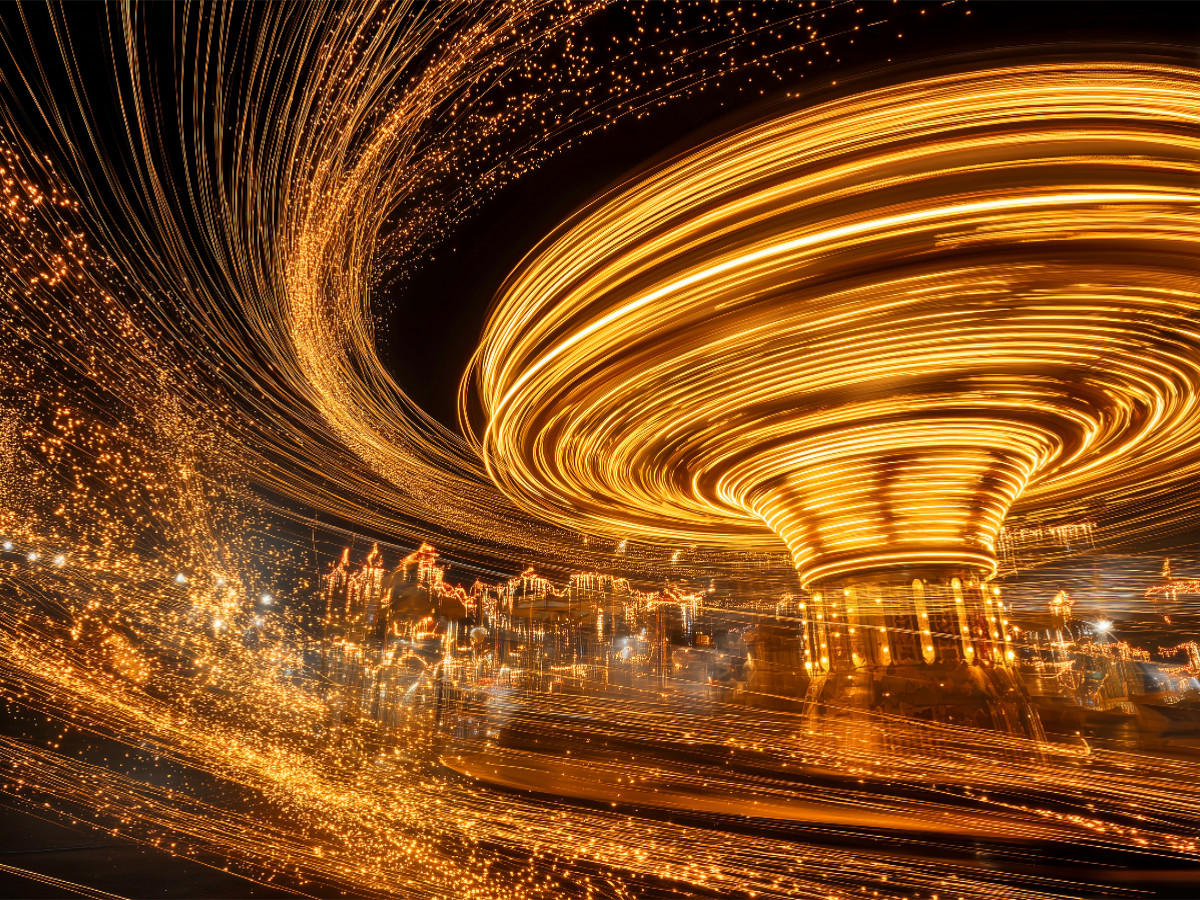 Ein Motiv aus dem Kalender Farbstürme der Nacht