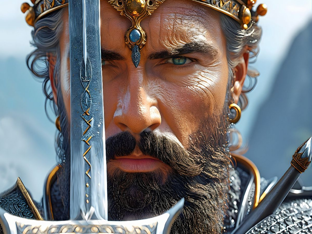 Ein Schwert geschmiedet aus purer Magie