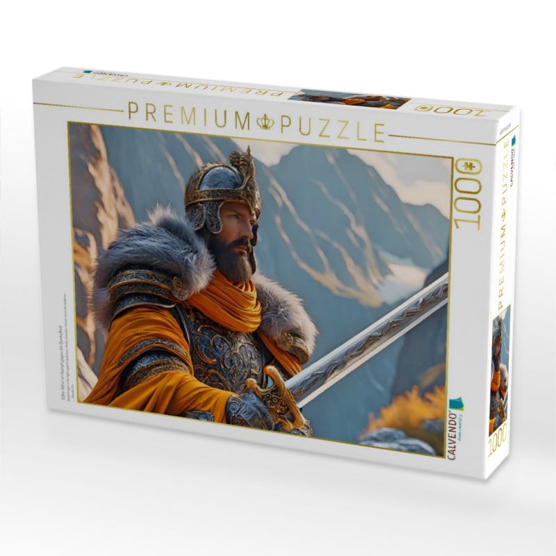 Edler Ritter im Kampf gegen die Dunkelheit