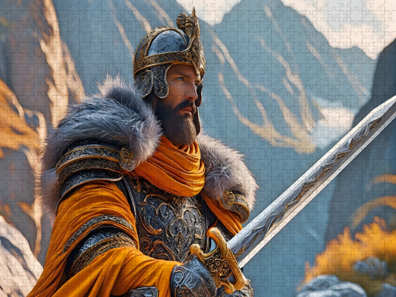 Edler Ritter im Kampf gegen die Dunkelheit