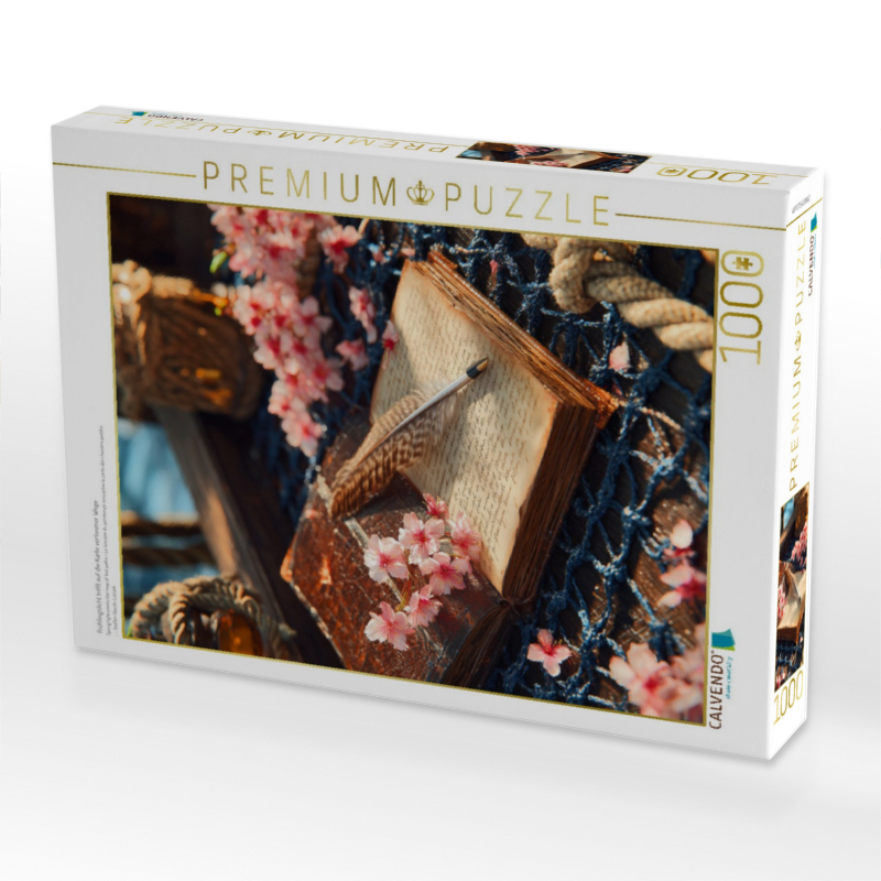 Frühlingslicht trifft auf die Karte verlorener Wege