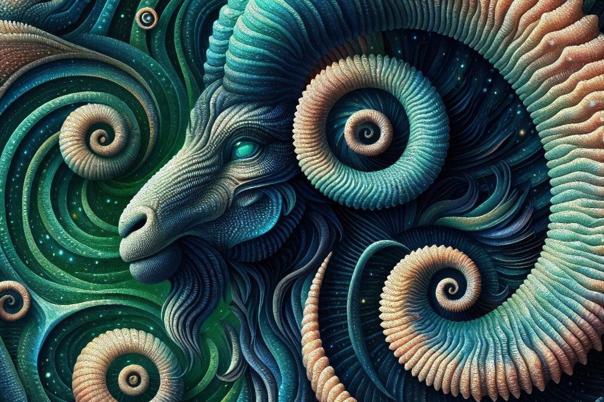 Widder im Spiralsturm