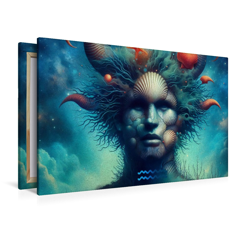 Sternzeichen Wassermann der Wellen